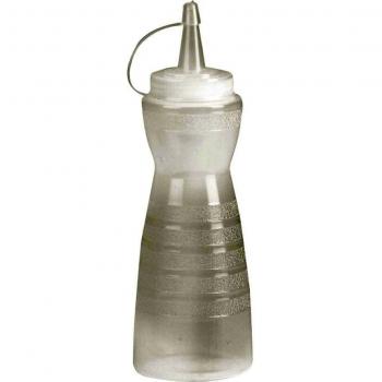Vogue gf250 Salsa botella con tapa, plástico, 340 ml, claro