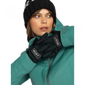 Guantes Roxy Freshfield negro mate mujer - S
