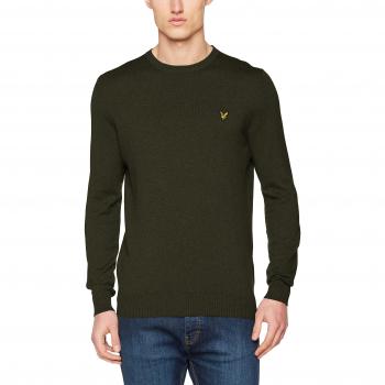 Lyle & Scott Cotton Merino Crew Jumper, Jersey para Hombre,