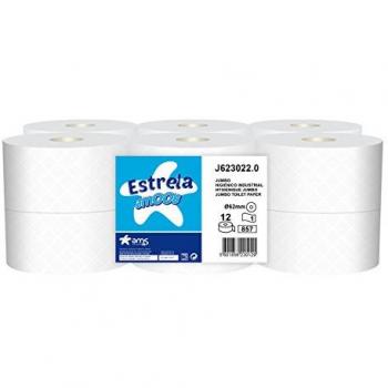Amoos Rollos de Servilletas Jumbo - Paquete de 12 x 641.92 gr - Total: 7703 gr