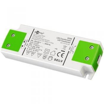 Transformador LED a corriente constante 700 mA, 20 W, slim, con conexión directa