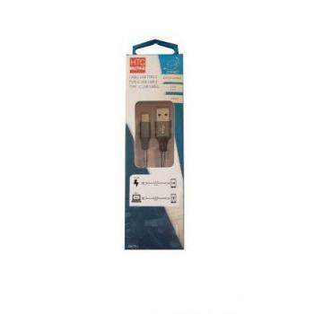 Cable de Datos/Carga USB Tipo C 1,5 m con Conectores de Aluminio y Refuerzo Trenzado - HTC Equipamiento