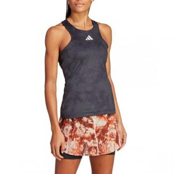 Camiseta de Tirantes Adidas Paris para Mujeres - Gris Oscuro