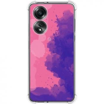 Funda Silicona Antigolpes Acuarela 07 para Oppo A58 4G