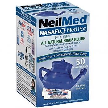 NeilMed NasaFlo Daily Nasal Hygiene 60 Premixed Packets