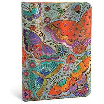 Libreta Midi Rayada Mariposas Paperblanks