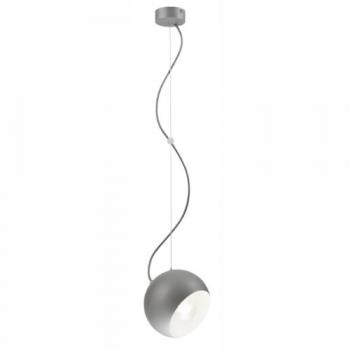 Lámpara de Suspensión Inez, Metal Plata, 85x17x17 cm