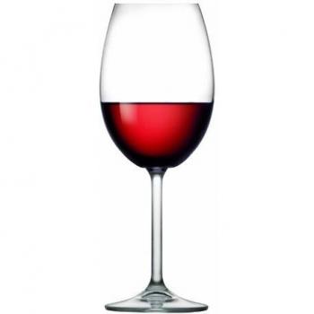 Juego de 6 copas de vidrio para vino tinto CHARLIE 450 ml