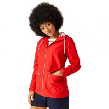 Regatta Women's Bayletta Waterproof Rain Jacket High Risk Red, Size 20/46