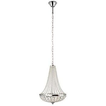 Lámpara colgante de cristal cromo 2 luces E14