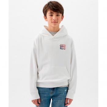 Sudadera de niño con capucha y bolsillo canguro Gap