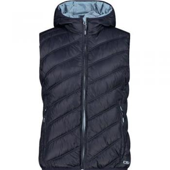 CMP Women's Hooded Vest - Dark Blue - Size 36