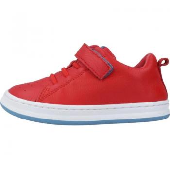 CAMPER Runner - Sneakers for First Walkers - Red, Smooth Leather, Size 26 and Size 8.5
