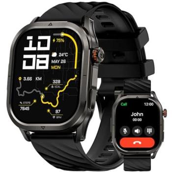 Reloj Inteligente Kospet Magic P10 GPS AMOLED Negro Resistente IP69K con Pulsómetro y SpO2