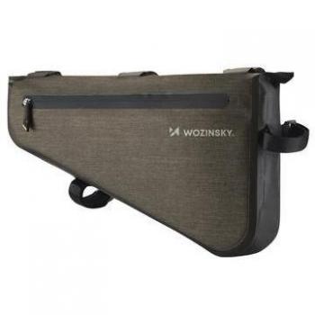 Bolsa Wozinsky para cuadro de bicicleta - 5l - Gris
