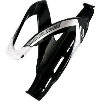 Elite Bottle Holder Custom Race,Gloss Black/White