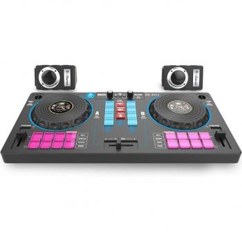 Cefatronic - Estación de DJ portátil con altavoces y control espacial 14 en 1