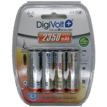Pila recargable AA/R6 2350mAh BT4-2350 Blister de 4 unidades