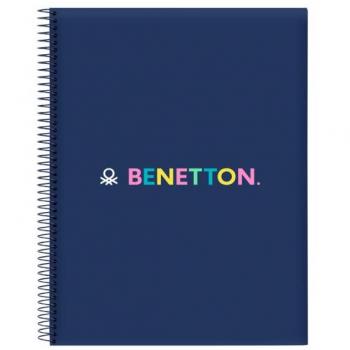 Bloc A4 Benetton Cool con Cuadrícula Precisa y Tapas Duras