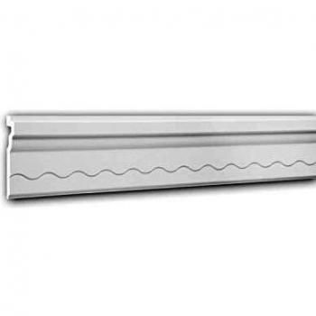 Cornisa Decorativa Estilo Neoimperio Blanco 2 m - Moldura de Estuco Profhome 150268