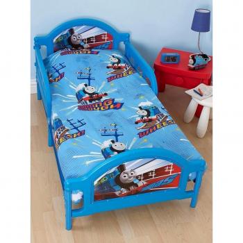 Thomas y sus amigos 'Wheesh' Junior funda nórdica y funda de almohada Set - 120 cm x 150 cm