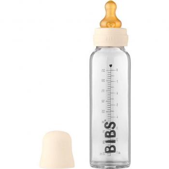 Biberón de cristal Bibs tetina de látex 225ml