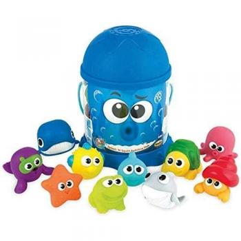 Winfun - set de 10 piezas de animalitos blandos de baño