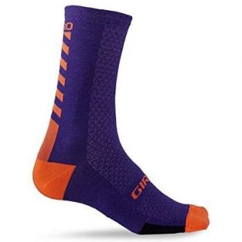 Calcetines Giro HRC+Merino Lila-Vermillion - Talla: M