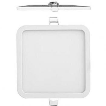 Foco Empotrable Cuadrado Ultra Delgado 24W Blanco Mate 3000K SAONA