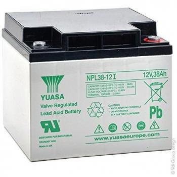 Batería Plomo AGM YUASA NPL38-12I 12V 38Ah M5-F