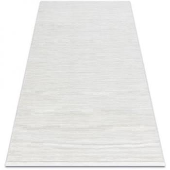 Alfombra moderna DUKE 51376 crema - Rayas, estructurada, muy suave, flecos beige 200x290 cm
