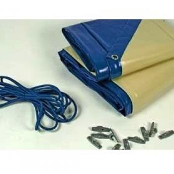 Cubierta de protección de invierno para piscina Florida - 280 gr/m2 - Azul