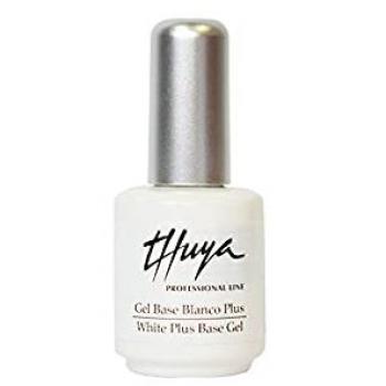 Thuya Gel Base Blanco Plus 15mL - Gel para Manicura Francesa de Larga Duración para Uñas