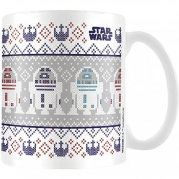 Star Wars MG23586 8 x 11,5 x 9,5 cm r2d2 Navidad Taza de cerámica, Multi-Color