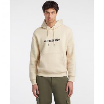 Sudadera con capucha American Tradition, 100% algodón, diseño clásico, color gris oscuro, ajuste regular, bolsillo frontal tipo canguro, cordones ajustables en la capucha