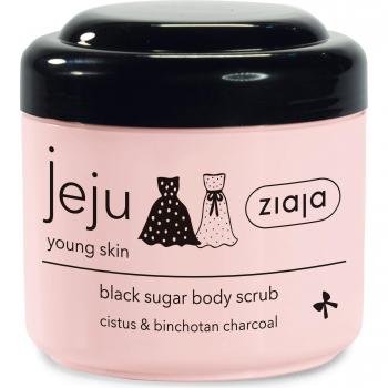 Ziaja Jeju exfoliante corporal de azúcar negro 200ml