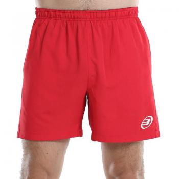 Short Bullpadel Agnus Carmesí para Hombre - Pantalón Corto Cómodo, Transpirable y Elegante