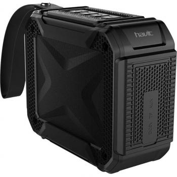 Altavoz portátil Bluetooth 4.1 impermeable con USB, micro SD y radio - Havit HV-SK533BT Negro