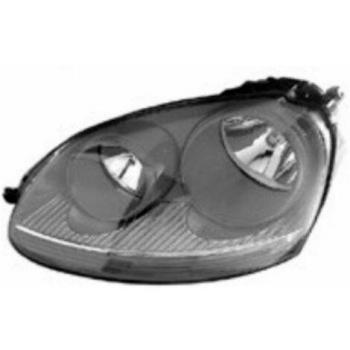 Faro Delantero Volkswagen Golf 5 H7+H7 con Luz de Direccion Negro VAN WEZEL 5894961 (2003-2004)