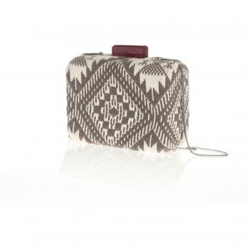 Bolso rígido by VencaStyle,GRIS/CRUDO,UNICA