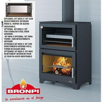 BRONPI Estufa Leña con Horno Murano