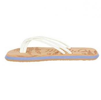 O'Neill Unisex Ditsy Flip Flops - White - UK Size 12