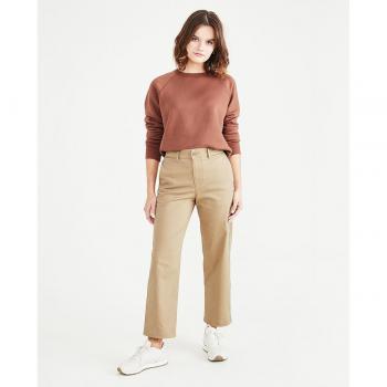 Pantalón Chino de mujer Dockers High Waist Beige