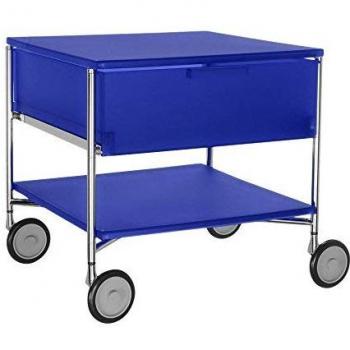 Kartell Mobil 2000 Contenedores 1 Cajón, Acero, Azul, 49x48x56 cm