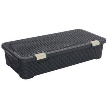 Curver 01704-308-00 Caja con ruedas Style, 42 L, antracita