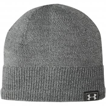 Under Armour Gorro Tejido UA Reactor para Hombre Gorrita, Charcoal/Steel / Silver