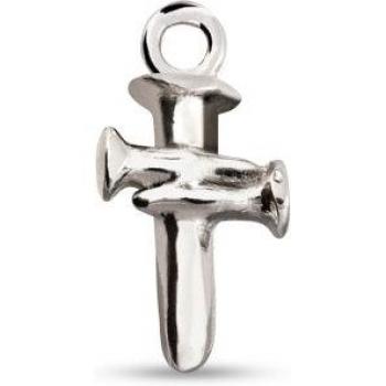 UNO de 50 Silver Plated Cross Piercing Charm