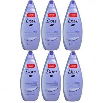 6 X Dove Shower Gel Talc 700 ml