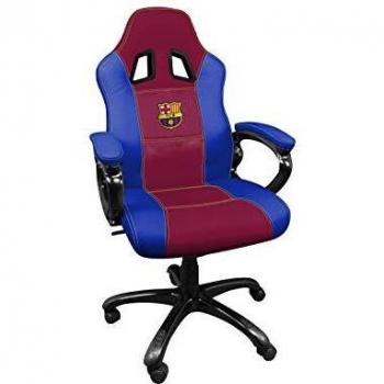 FCB FC Barcelona Silla gaming - Sillón gamer de oficina accesorio PS4, Xbox One, PC