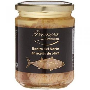 Promesa Bonito Del Norte En Aceite De Oliva En Tarro De Cristal Elaborado Artesanalmente - 450 gr